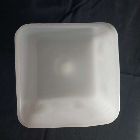 Milk Glass LIKE NEW Candy Snack Bowl Decor Storage Grape Vines Pedestal.  MG-01 - Picture 6 of 12